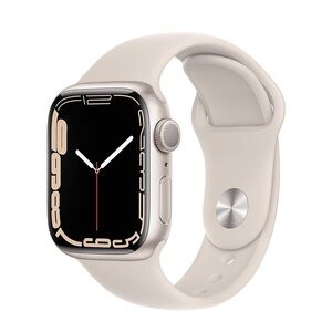Apple Watch Series 7 45MM Starlight Aluminum GPS Watch NO BAND